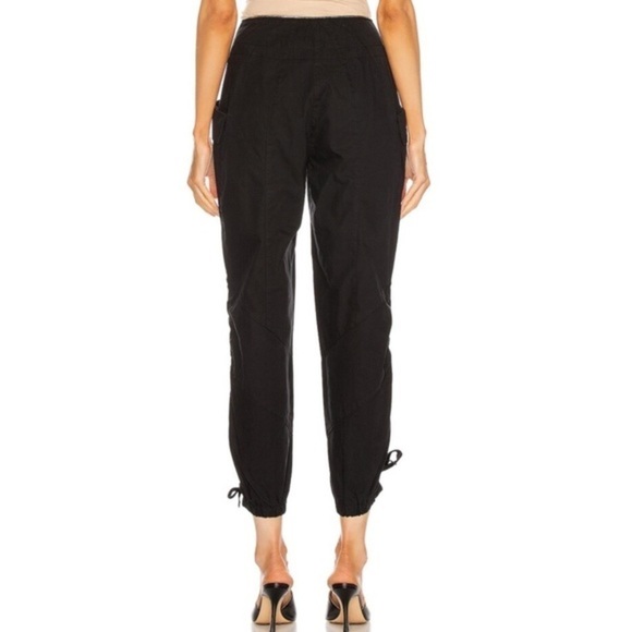 NWT RtA Zelie Curved Zip Detail Trouser Black Pants - Picture 6 of 16